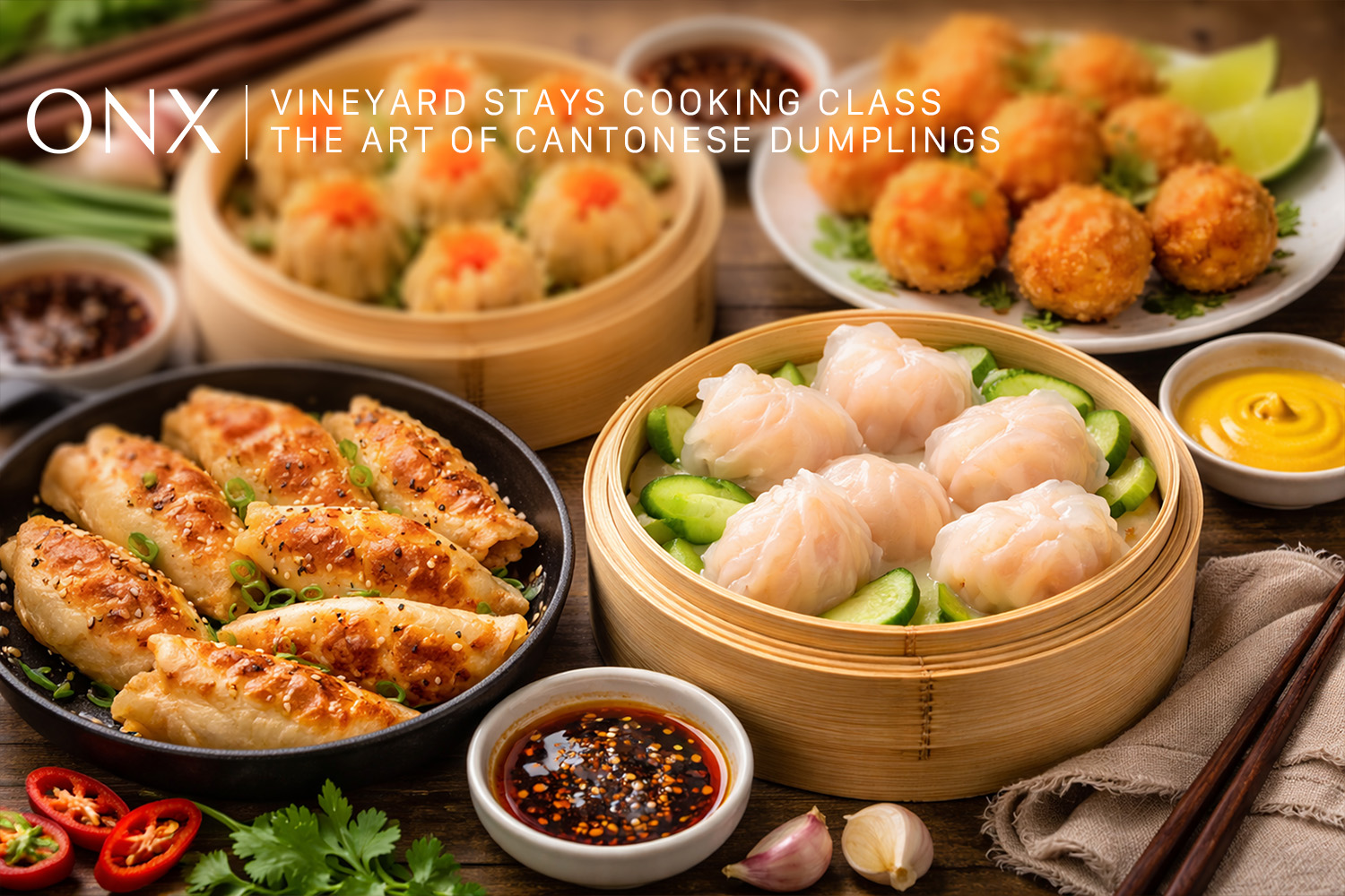 Vineyard Stays Cooking Class: Dim Sum Dreams
