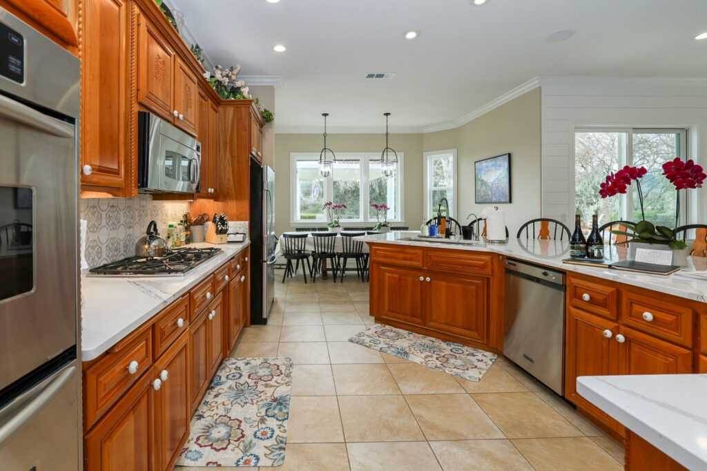 The chef's kitchen